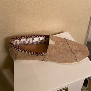 TOMS NATURAL CASUAL ALPARGATAS SHOES
